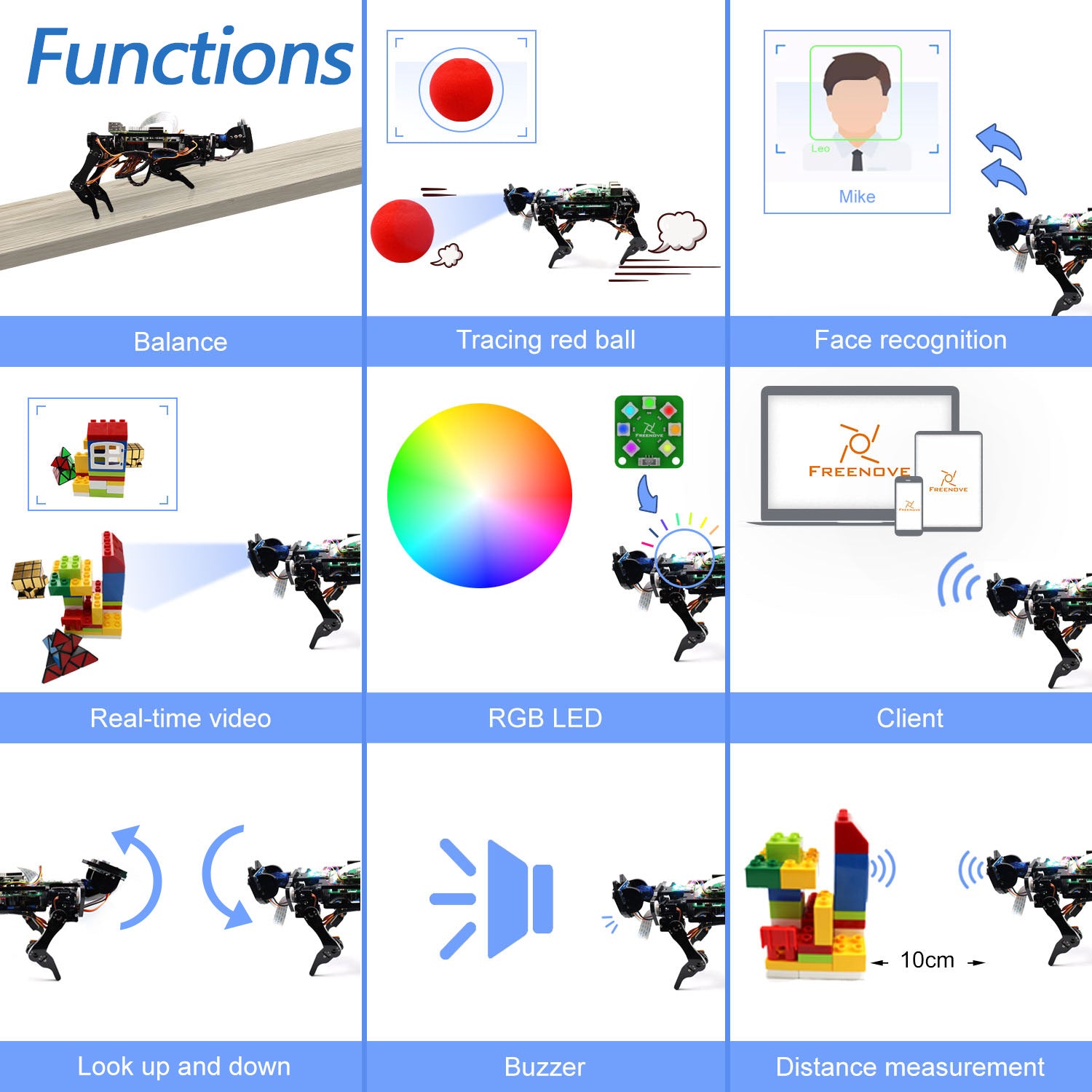 Raspberry Pi Robot Dog Reconnaissance du visage