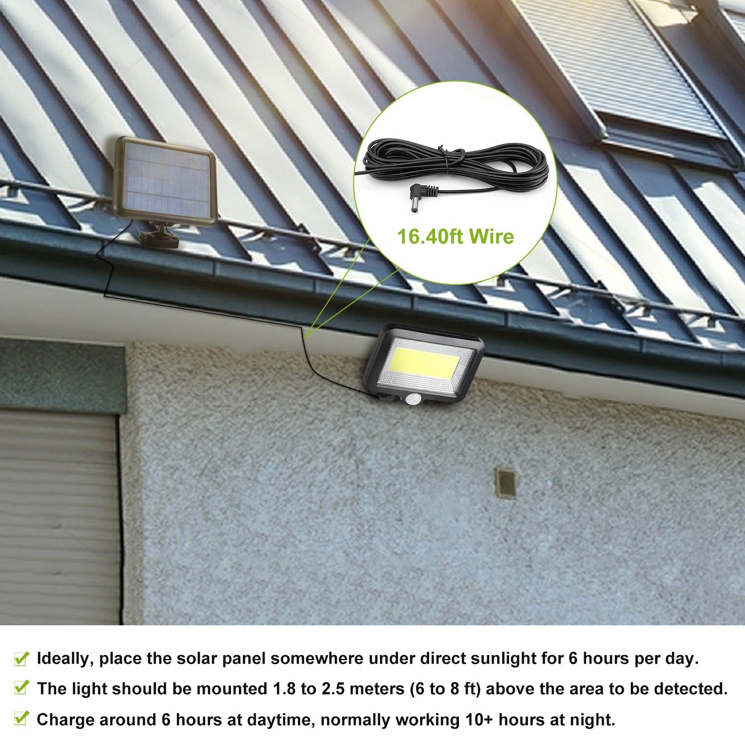 Lampe de capteur de mouvement d'extérieur IP65 étanche Dusk to Dawn Sensor L