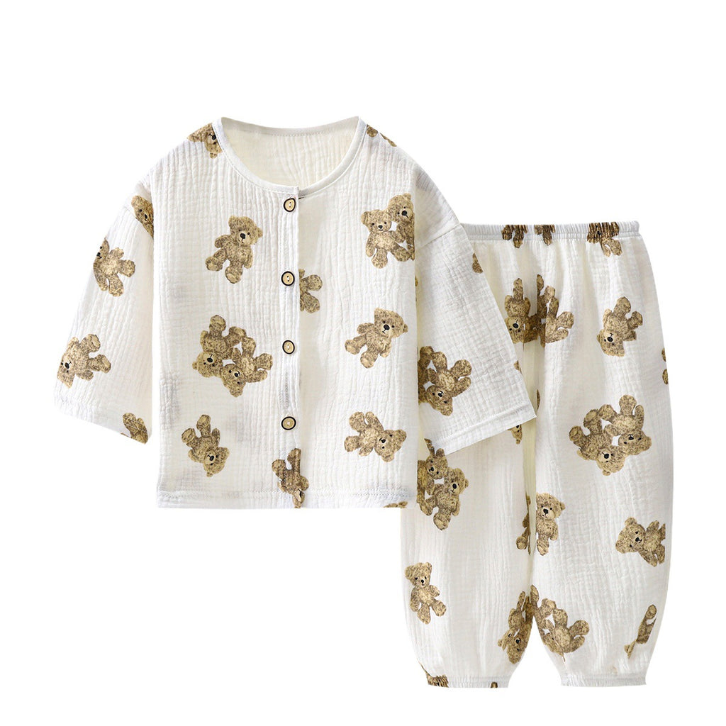 Garçons Top et Pantalons en coton manches longues