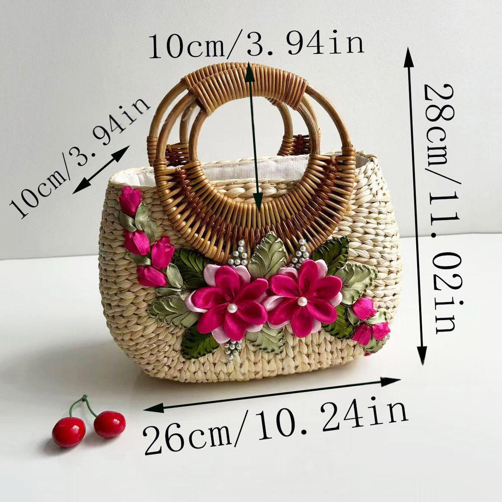 Sac en paille pour la plage et le bord de mer