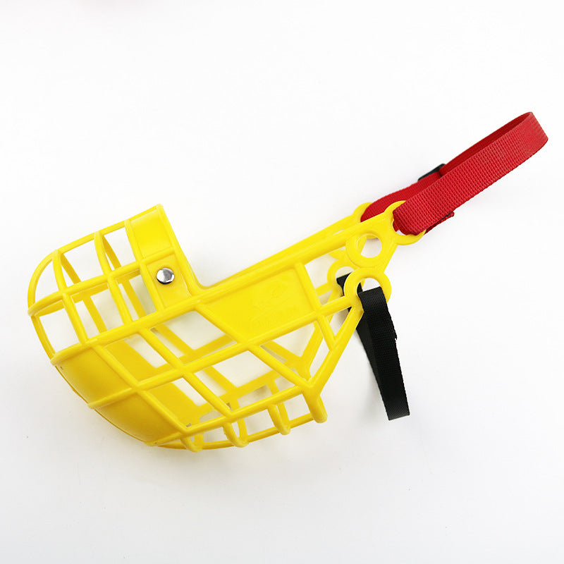 Moustiquaire en plastique doux pour chiens Couverture de bouche anti-piété