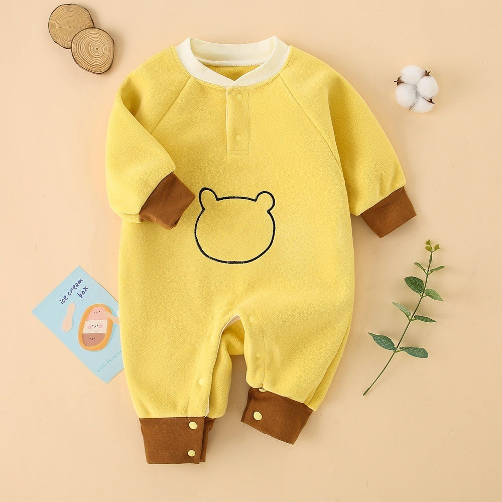 Printemps, automne, Jeux olympiques d'hiver Des vêtements d'extérieur en polaire précieux pour bébé