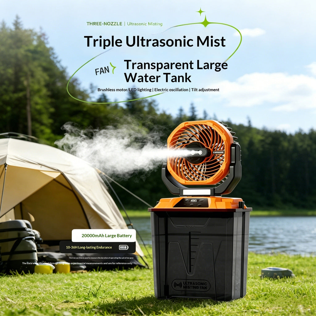 Ventilateur de refroidissement de camping extérieur portable