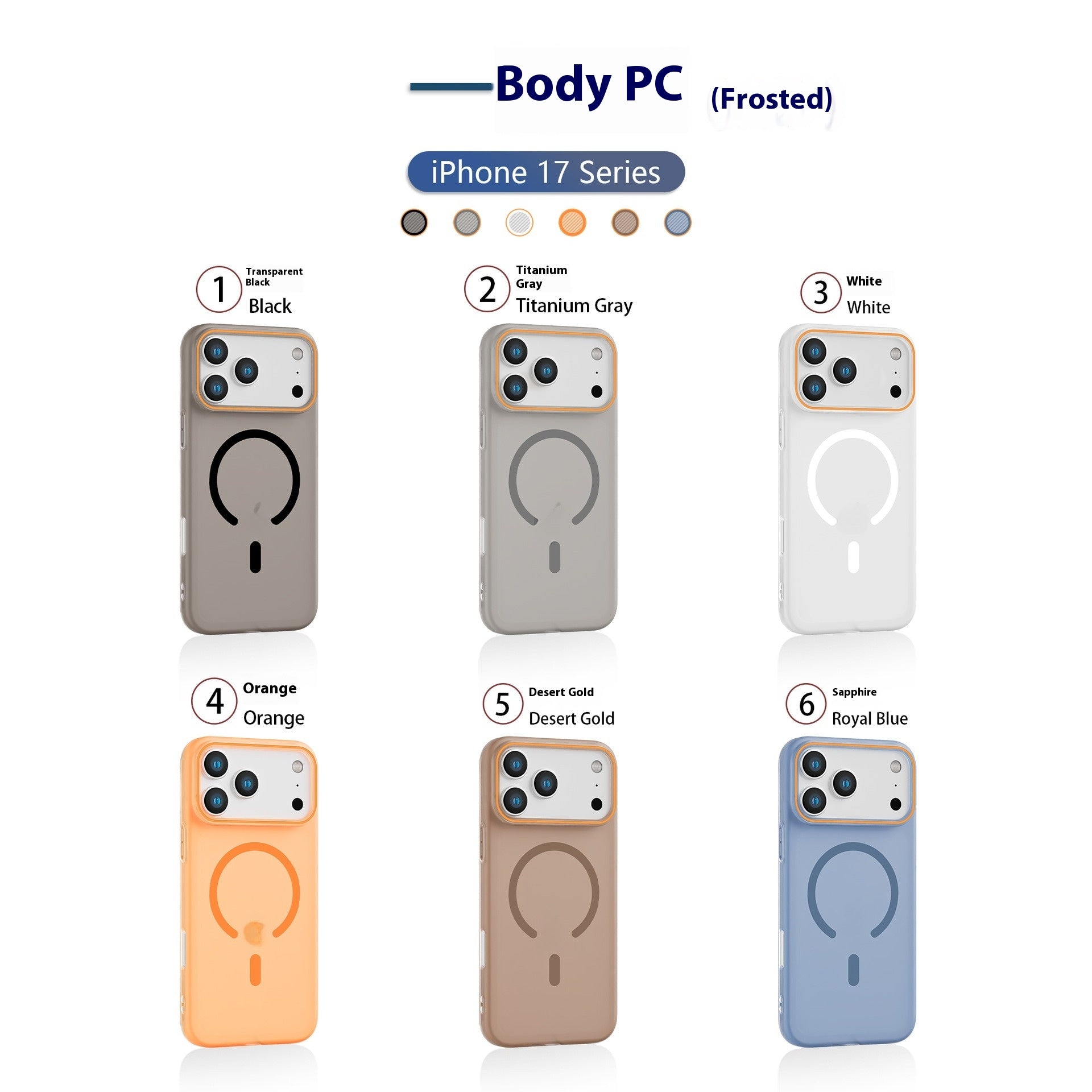 PC Mist de glace magnétique cas de téléphone givré