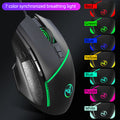 Filaire 6400dpi réglable lumière souris jeu