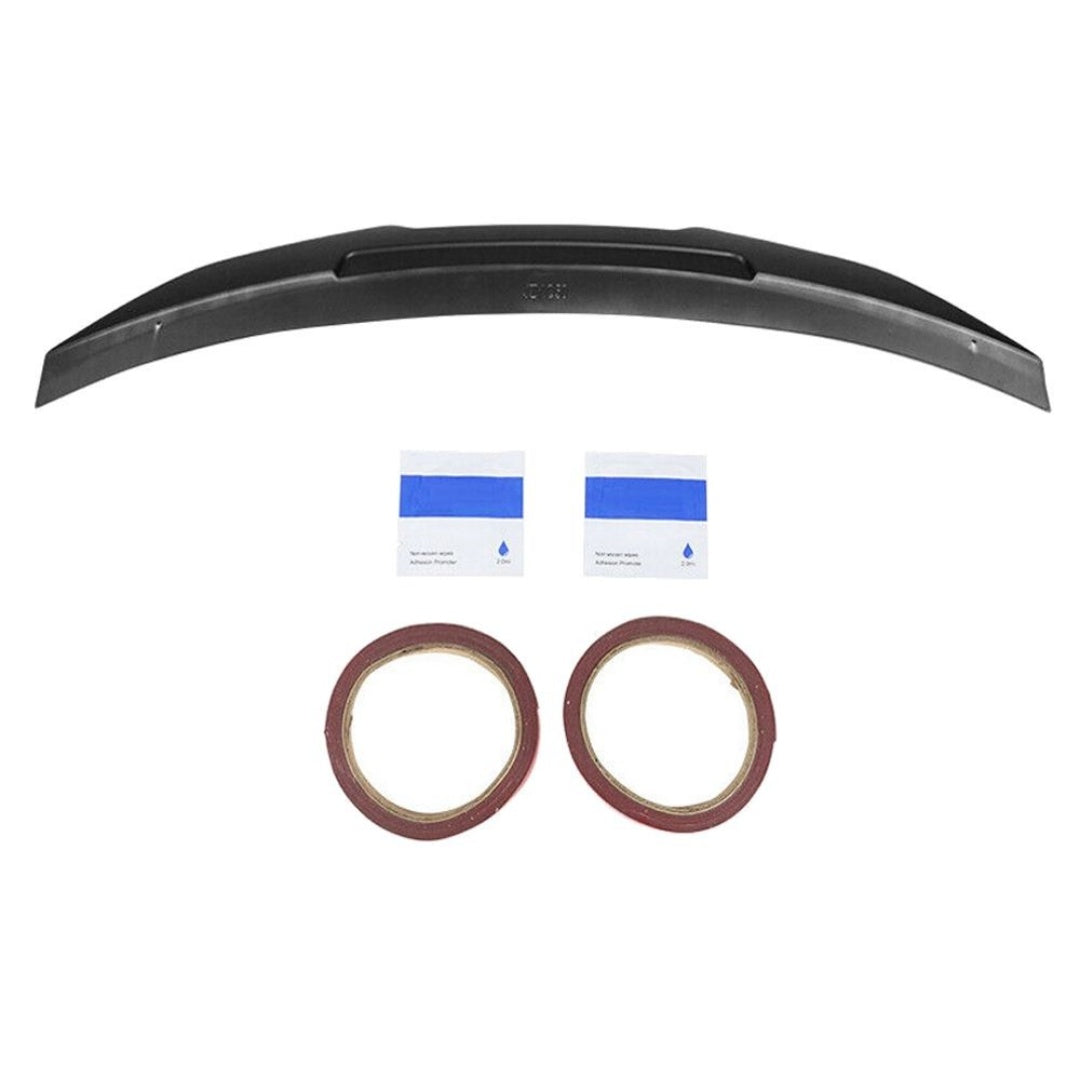 Convient 14-23 Infiniti Q50 PSM Style arrière Trunk Lip Spoiler mat noir ABS
