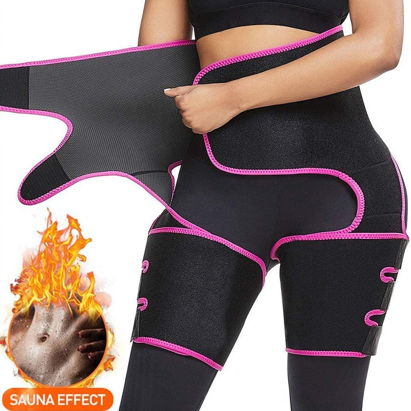 Ceinture triple en une ceinture et taille haute de taille de taille de formateur Hip Lifting Shaper Hip Zipper Ceinture