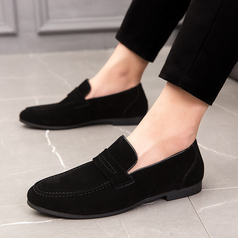 Hommes Minimaliste Suede Slip-on Chaussures tendance