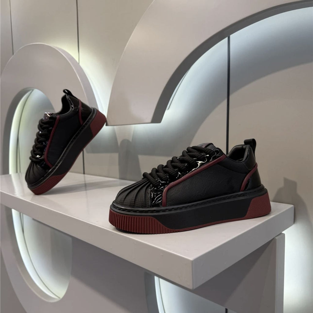 Chaussures de plate-forme de sport décontracté plus grande pour hommes
