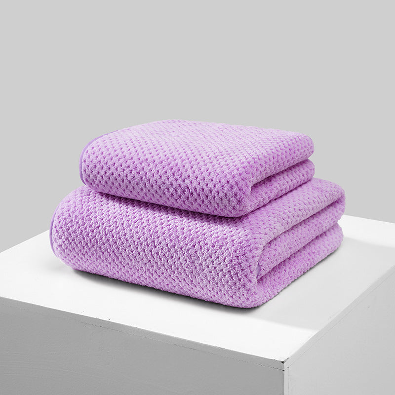 Serviette de bain douce à l'ananas de couleur polaire