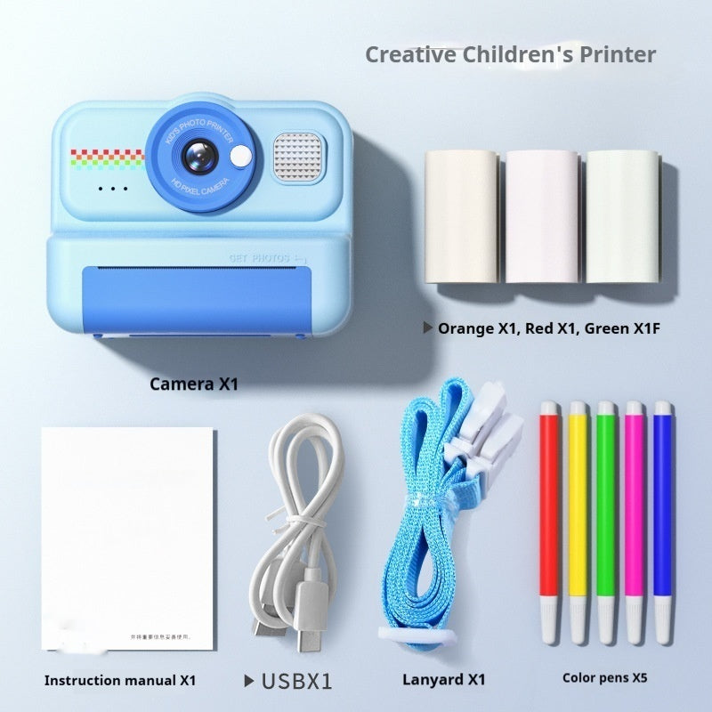 Photo HD et caméra d'impression instantanée vidéo