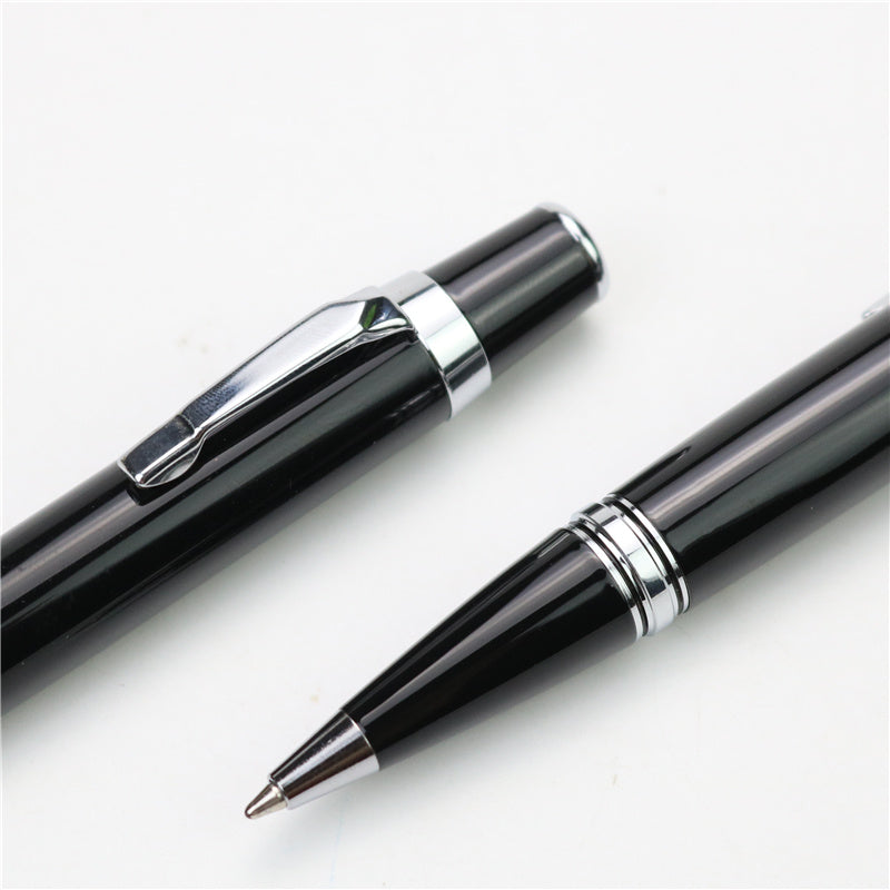Pocket Signature stylo plein métal noir rouleau portable stylo