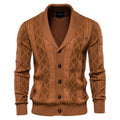 Chandail à manches longues pour homme Cardigan V-Neck