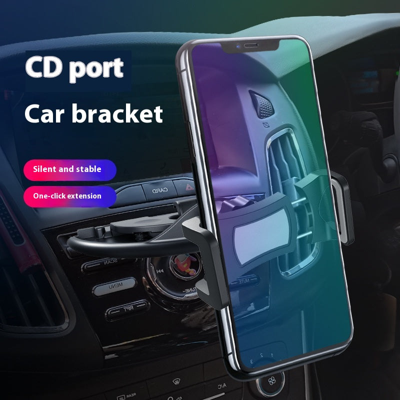 Car CD Clip Support de téléphone mobile Car magnétique Navigation Bracket