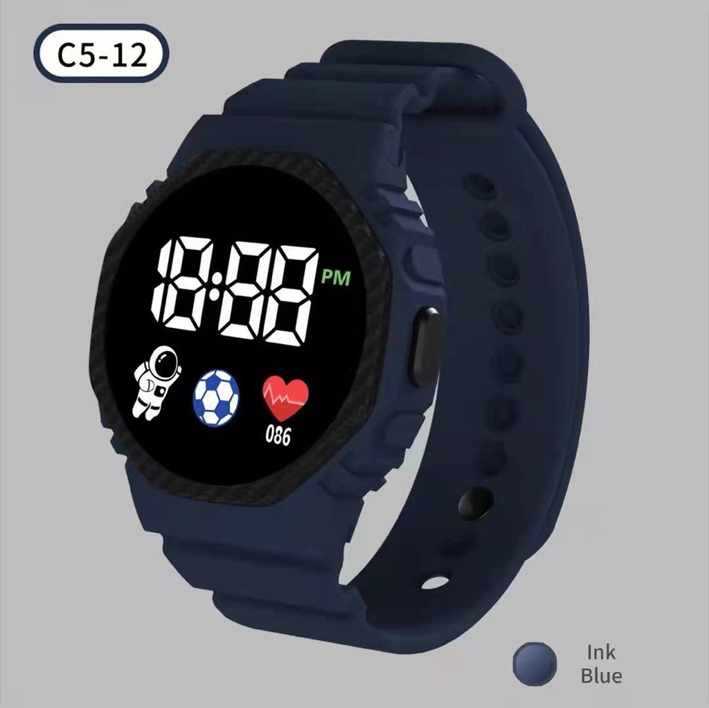 Montre électronique carrée Étudiante