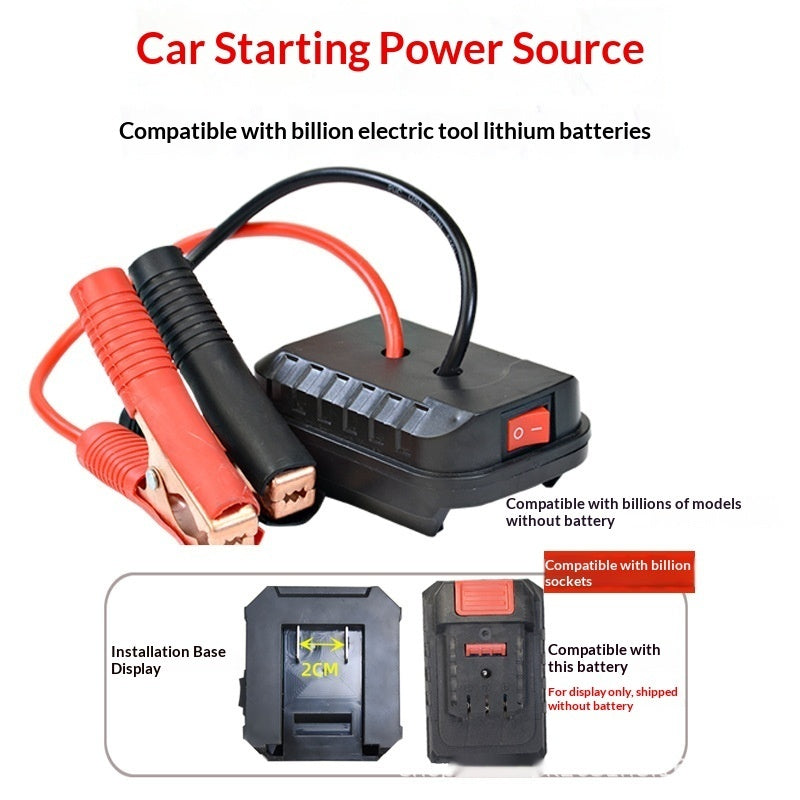 Alimentation d'urgence de démarrage de voiture Une batterie portable pour les véhicules à démarrage rapide