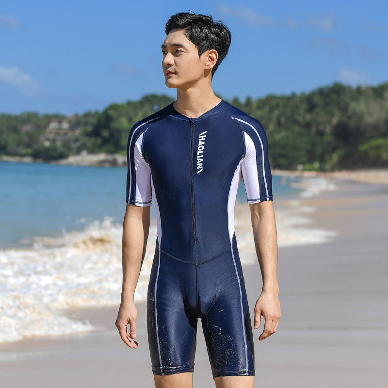 Maillot de bain de plongée de protection solaire pour hommes