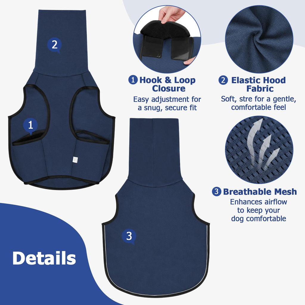 2-en-1 Veste d'anxiété avec hotte