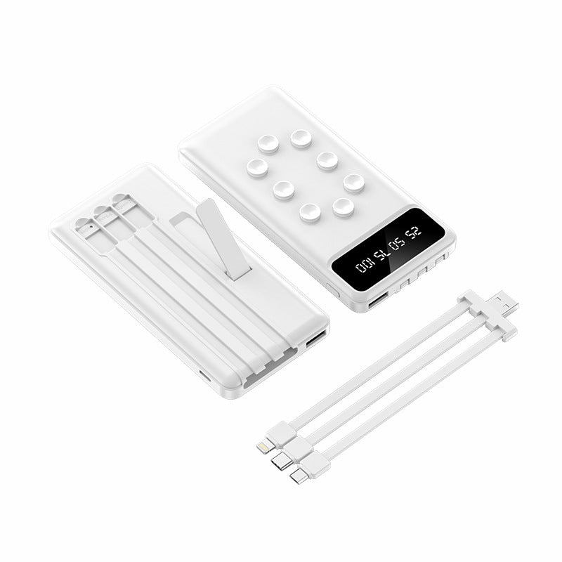 Banque d'alimentation de la coupe d'aspiration amovible avec support