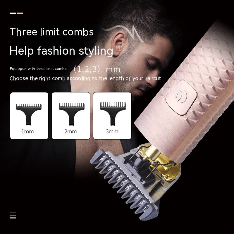 Diamond Mesh Gravure Corps LC affichage numérique tête d'huile haute puissance Clipper cheveux