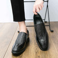 Loafer Trendy Retro British Slip-on Chaussures en cuir