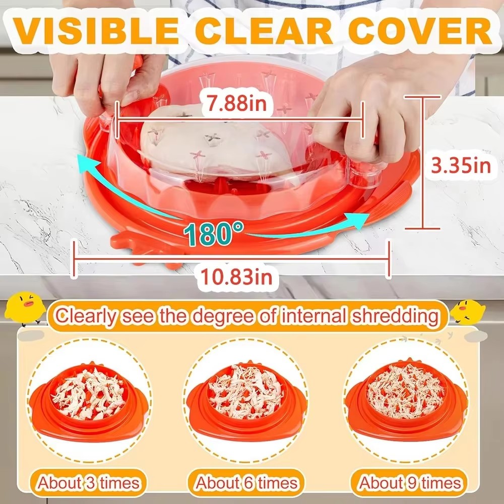 Déchiqueteuse de viande antidérapante pour poulet B