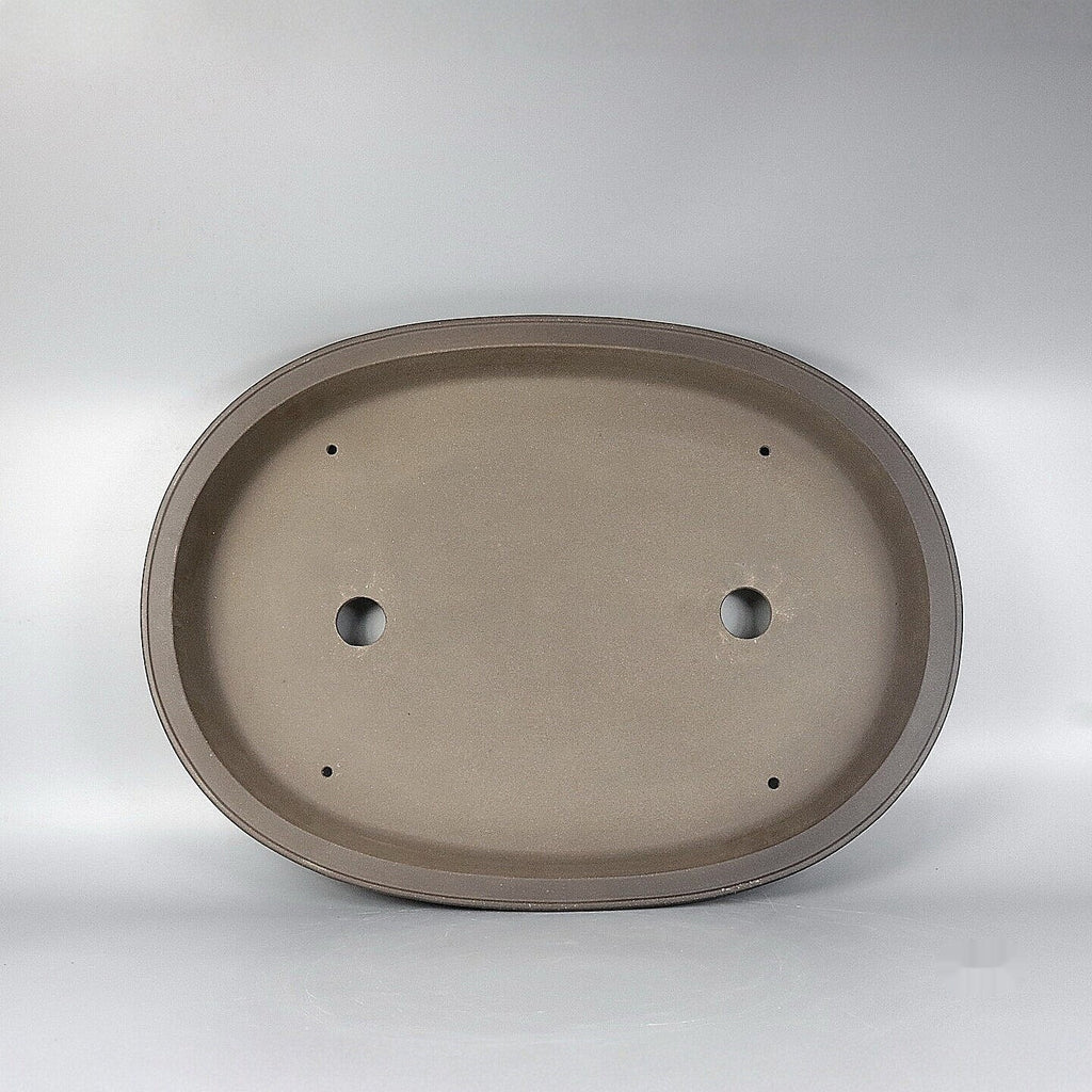 Antique-Style Ovale Shallow Basin fait main