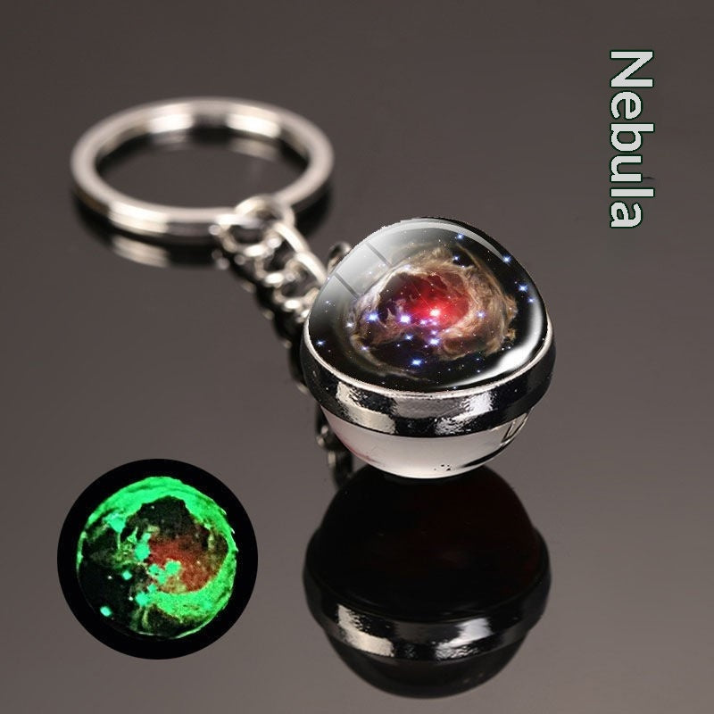 Porte-clés Cosmique Starry Sky Crystal