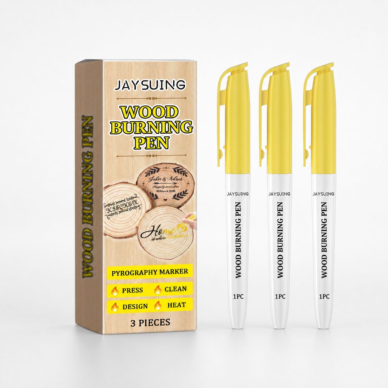 JAYSUING Wood Burning Craft Marker Set