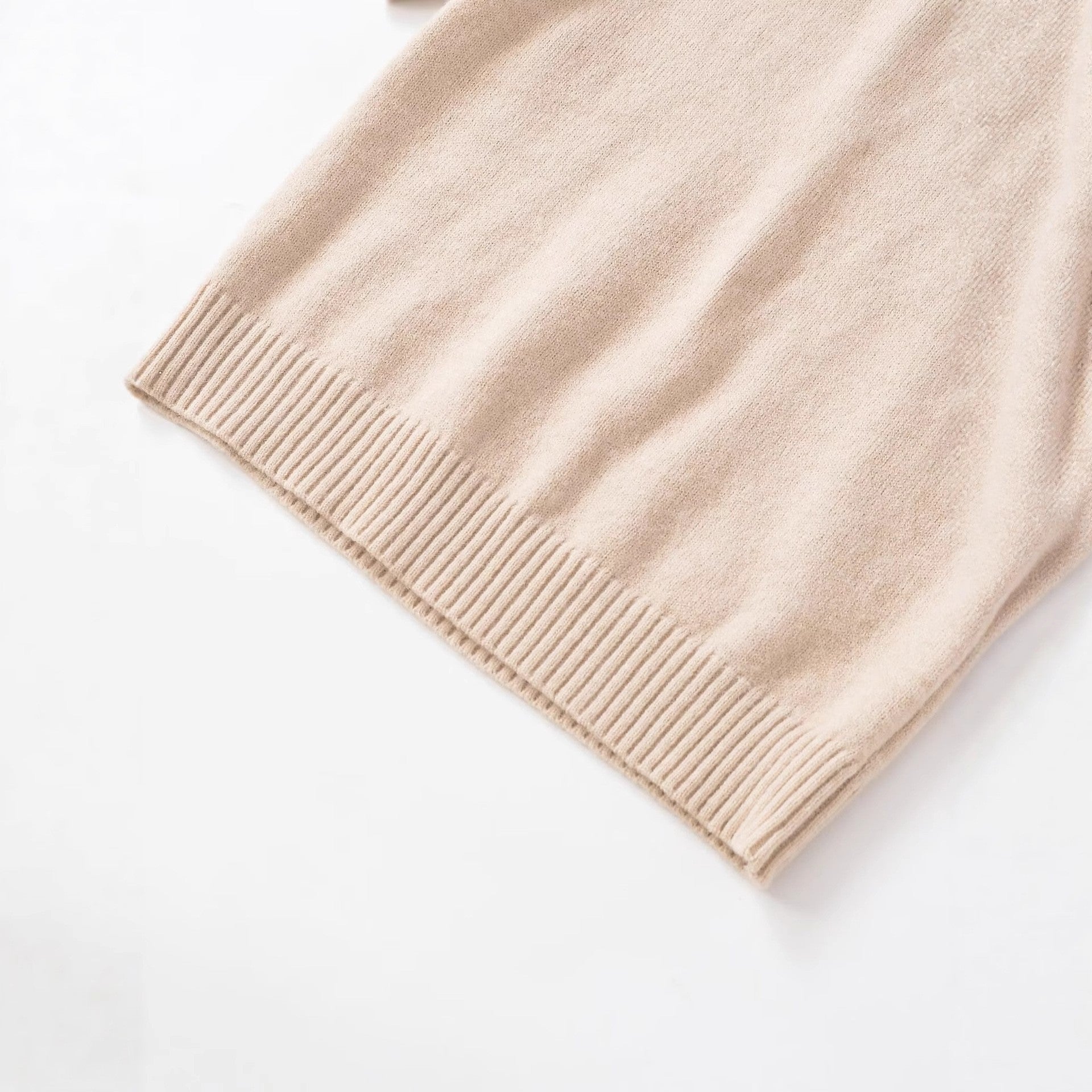Femmes Col rond Tige simple casual