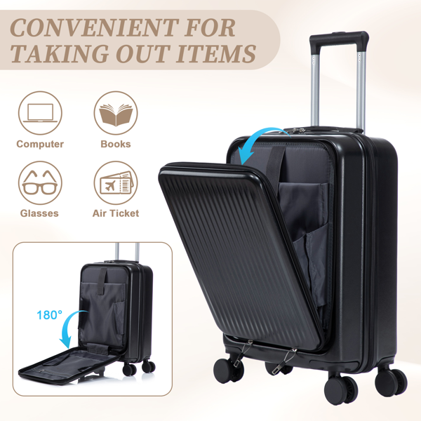 14inch 20inch 2 Pcs ensemble dans ABS Spinner