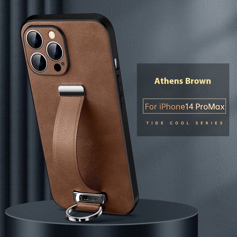 Protection de la peau Étui de téléphone en cuir souple