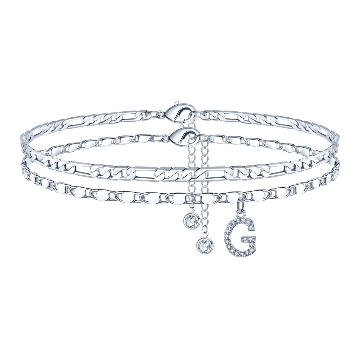 Pendentif anglais en zircon avec chaîne NK