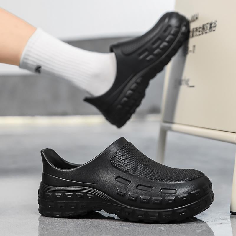 Hommes Chaussures de cuisine quatre saisons étanche Et les bottes antidérapantes