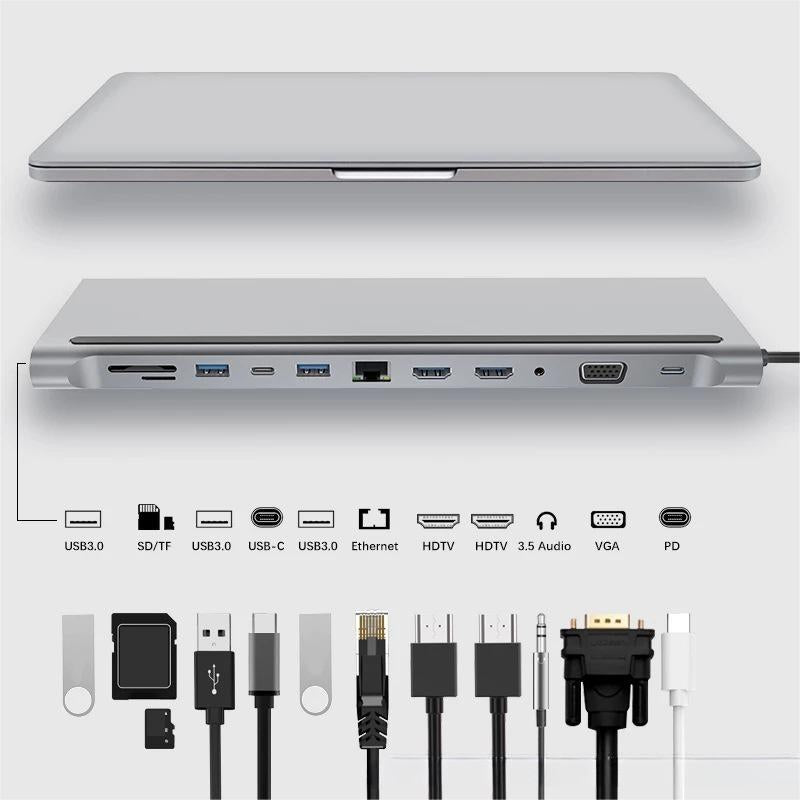 Multipower Dock USB-C pour doubler la charge rapide PD