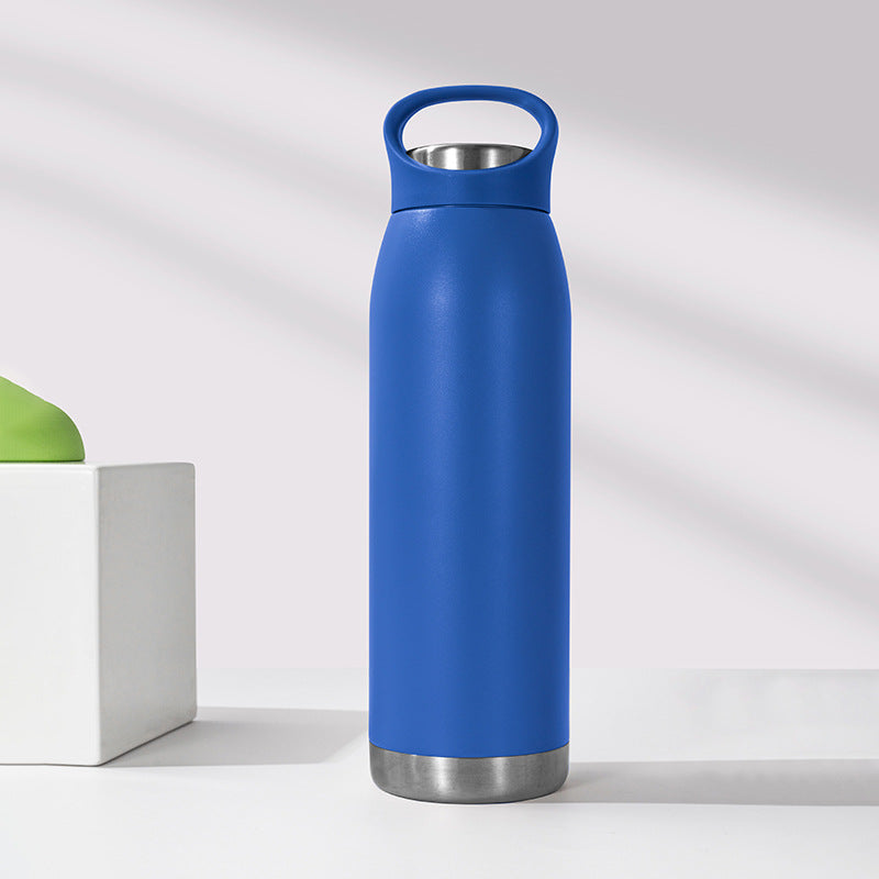 Bouteille d'eau à poignée portable de style américain en acier inoxydable 304 pour usage automobile