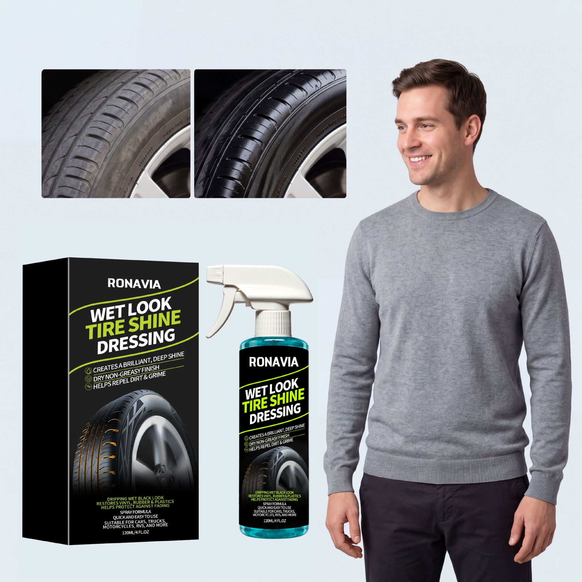 Agent d'entretien des pneus automobiles