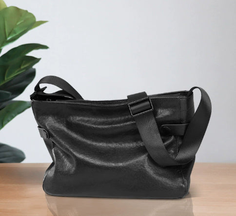 Men's Genuine Leather Backpack Cowhide Single Shoulder