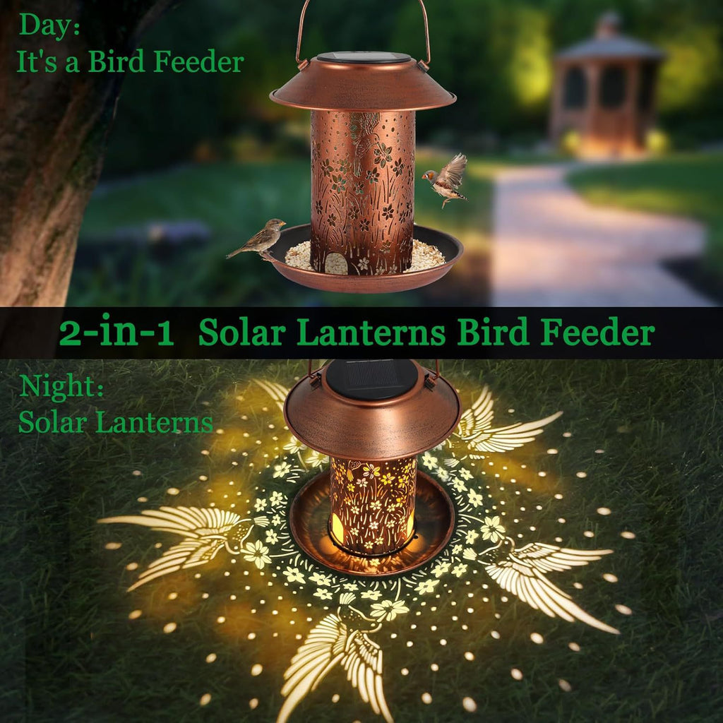 Solaire alimentation lampe extérieure étanche en fer Art