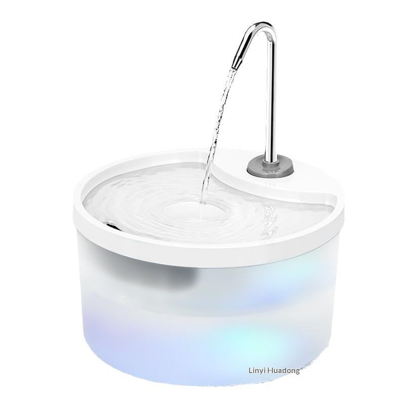 Fontaine d'eau pour animaux de compagnie filtrée intelligente autocirculaire Qui fonctionne tranquillement