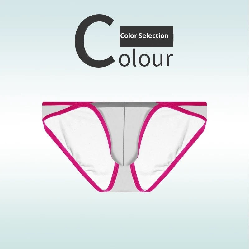 Slips en soie de glace ultra-mince, transparents et de taille basse