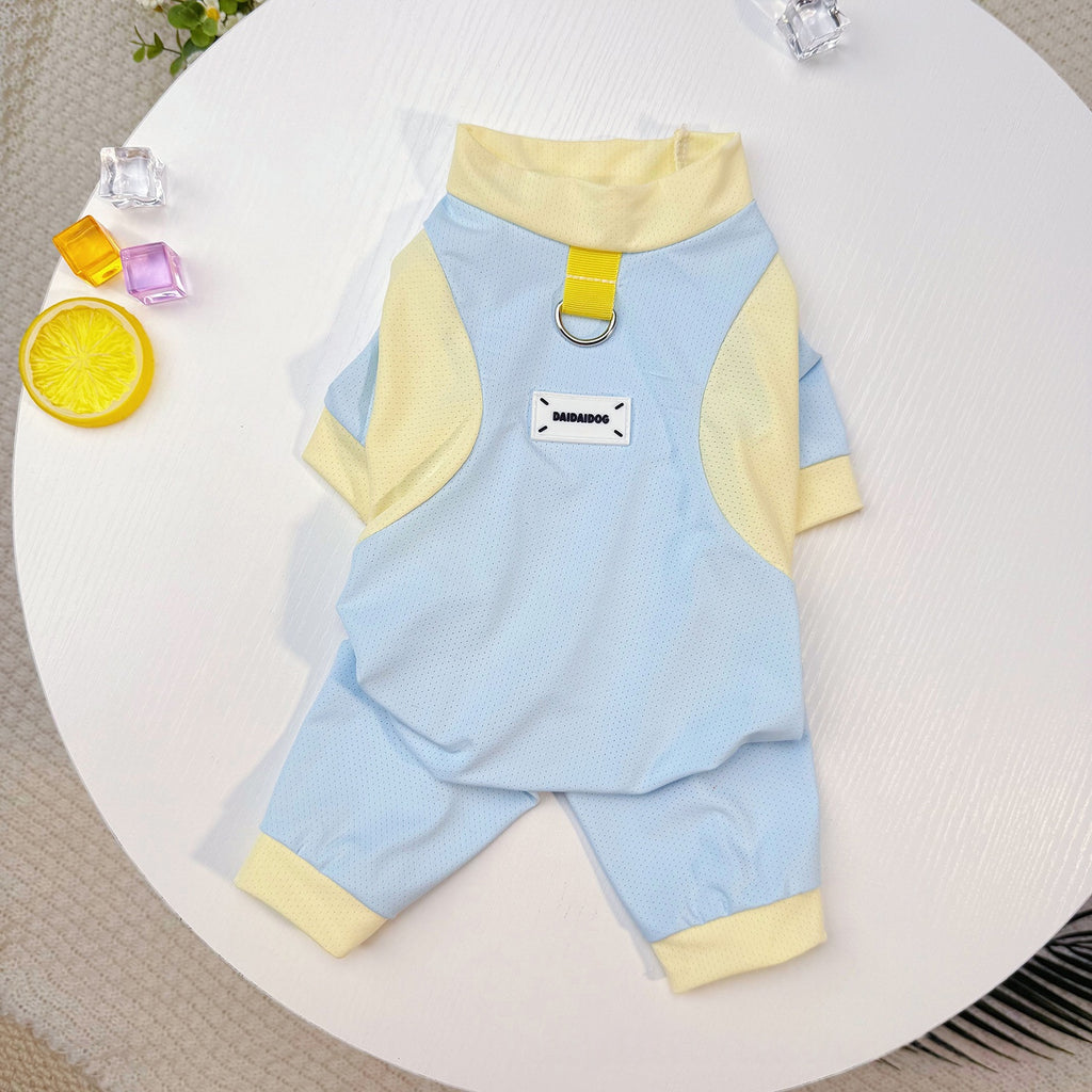 Vêtements de chien SpringSummer Ice Silk Refroidissement 4 pièces
