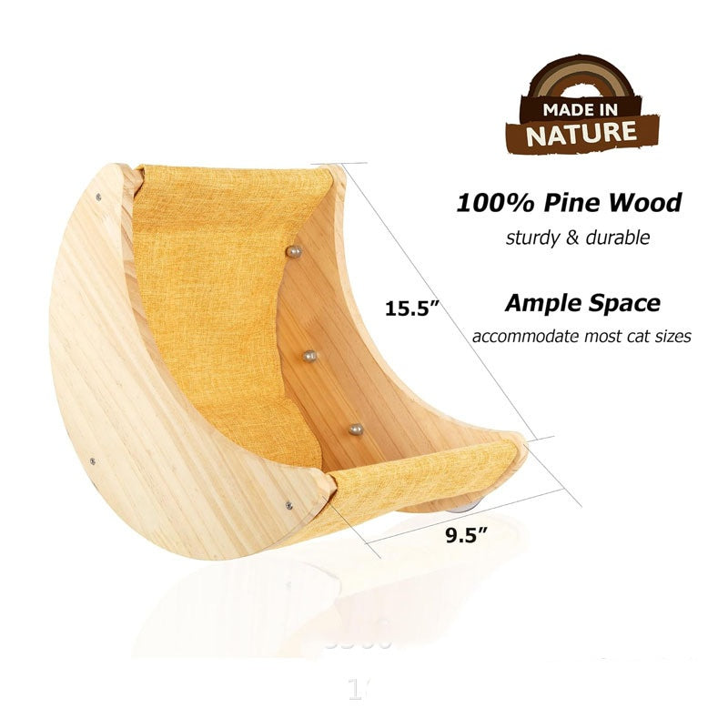 En stock Hamac de chat en bois pour Windowsills Animaux utilisés