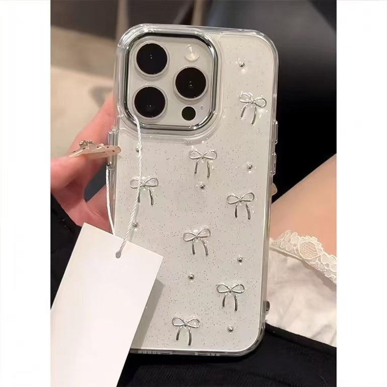 Cas téléphonique Epoxy Pearl Bow