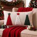 Oreiller de Noël Couvertures 12x20 Arbre de Noël Coque Oreiller Lombaire
