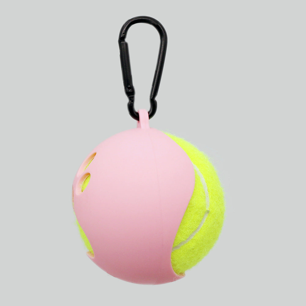 Bracelet de tennis Portable mains-libres chien fournitures de marche d'entraînement boule gaine