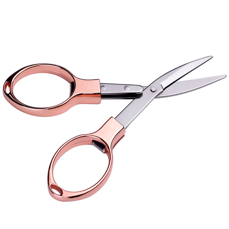 Mini acier inoxydable pliant ciseau porte-clés pêche ciseau Cutter camping outil de pêche