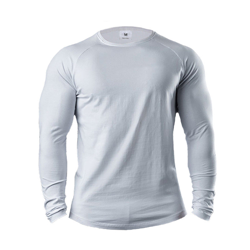 T-shirt à manches longues à l'automne