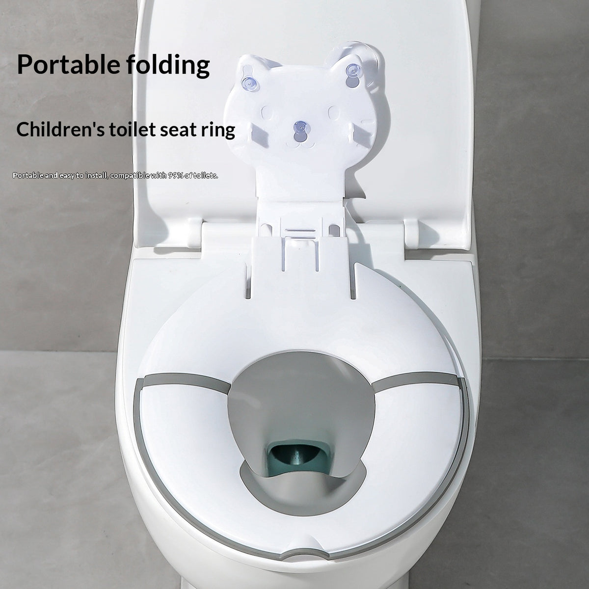 Coussin de siège à l'extérieur de la porte de rangement portable pour les toilettes universelles