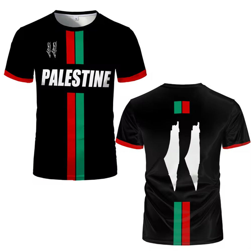 T-shirt de football imprimé 3D